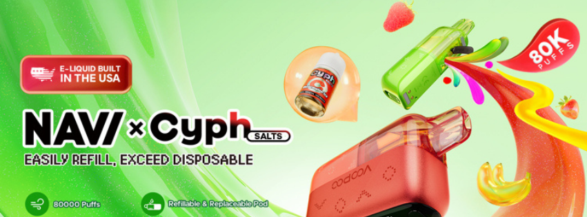 The New Disposable Routine? VOOPOO NAVI Cyph Kit 80K eJuices.co The New Disposable Routine? VOOPOO NAVI Cyph Kit 80K eJuices.co