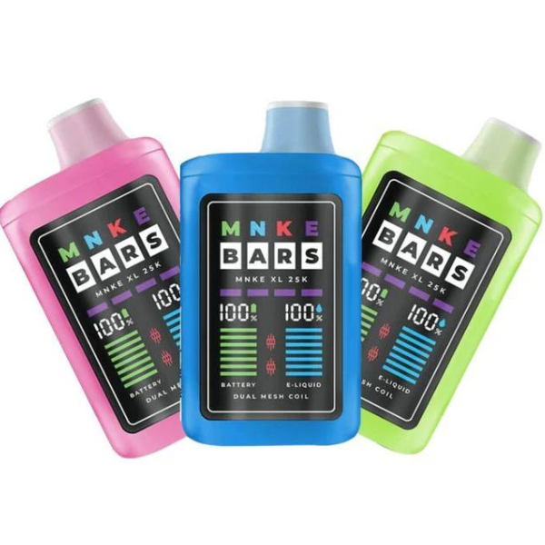 Best Deal MNKE Bars XL 25000 Puffs Disposable Vape 18mL