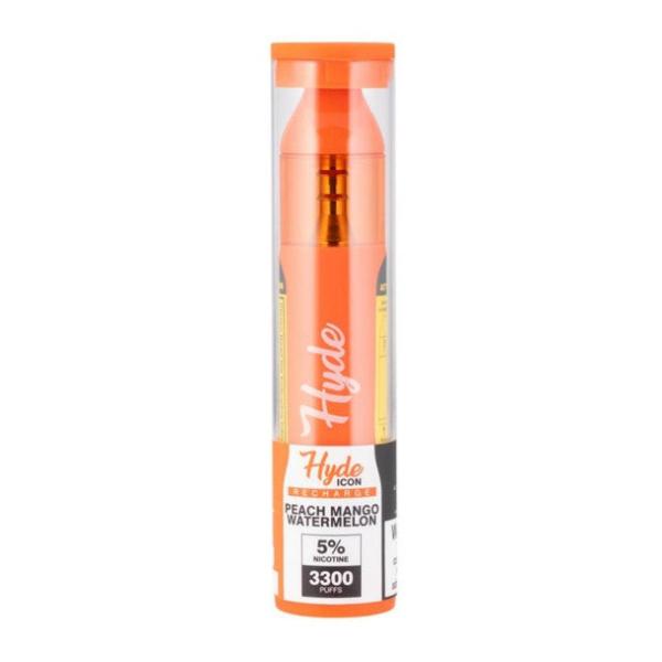 Best Deal Hyde Icon Recharge Disposable Vape 10mL 10-Pack Peach Mango Watermelon