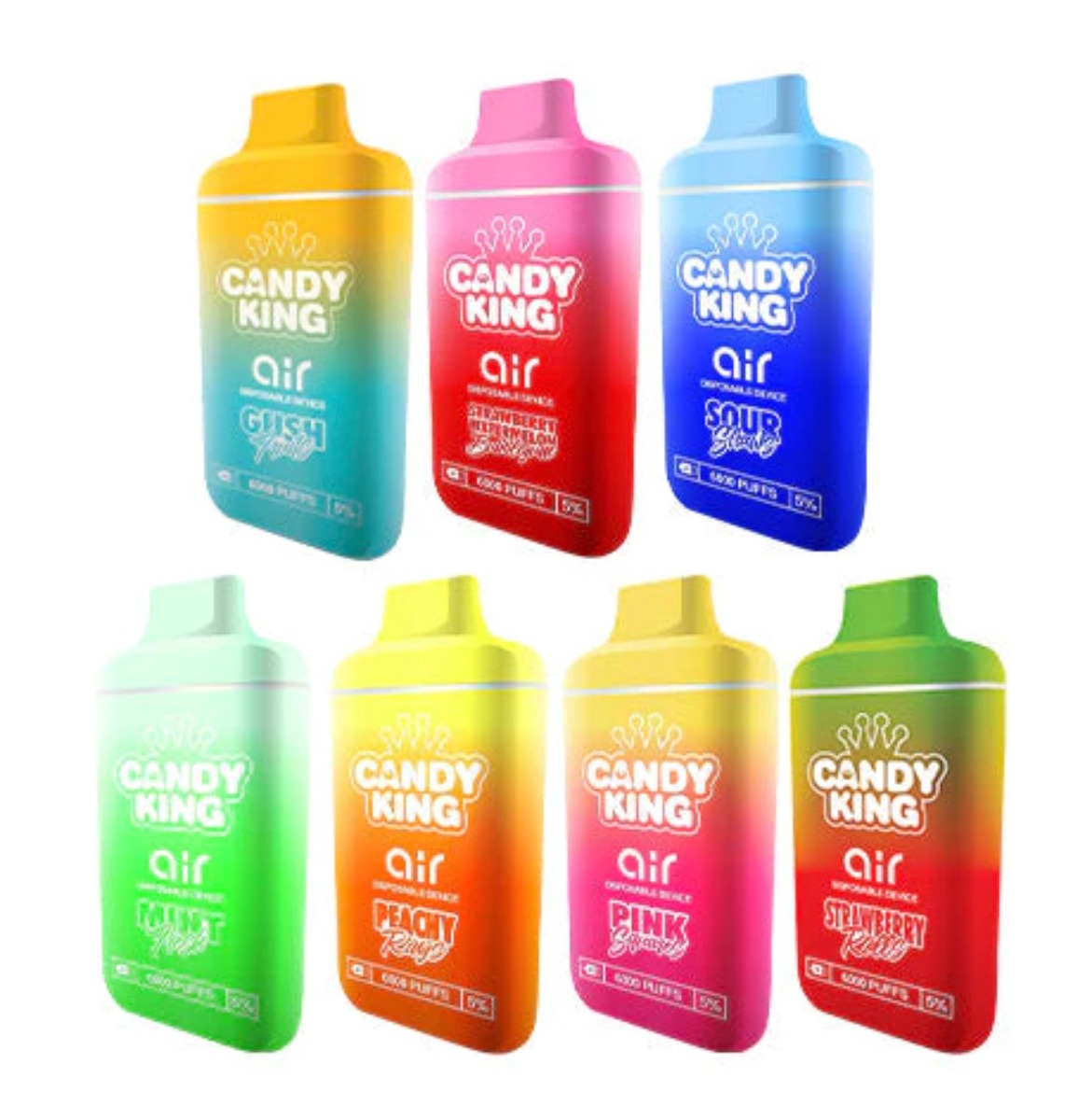 candy king disposable vapes Candy King Air 6000 Puffs TFN Disposable 10 Pack