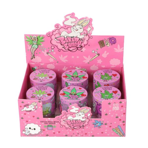 Baked Bunny 50mm Premium Zinc Alloy Herb Grinder