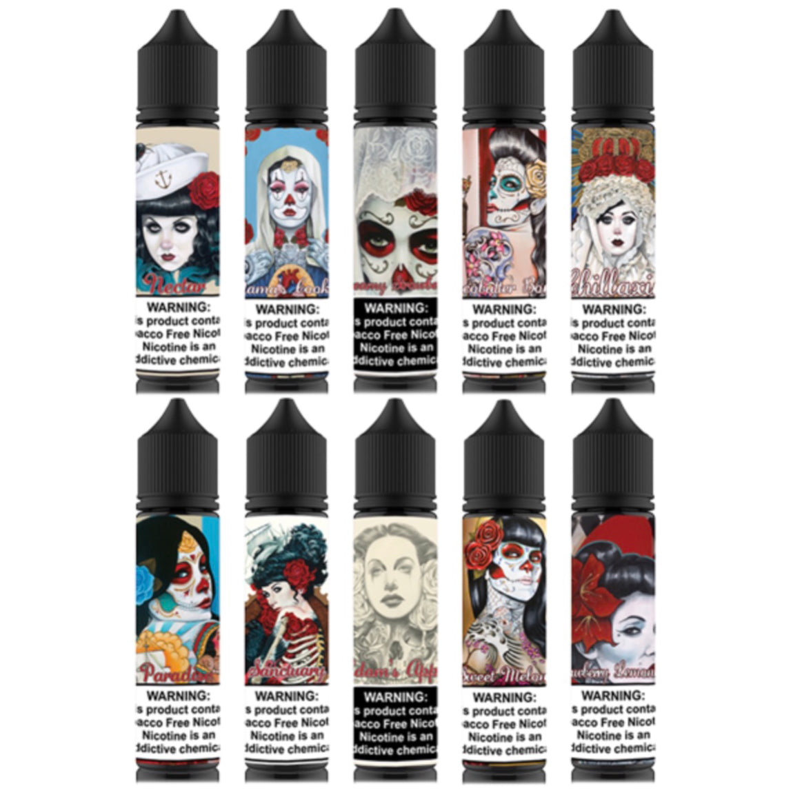 Adam Bomb Tobacco Free Nicotine 60mL Best Flavors Nectar Mama's Cookies Creamy Strawberry Cocobutter Bomb Chillaxin' Paradise Sanctuary Adam's Apple Sweet Melons Strawberry Lemonade