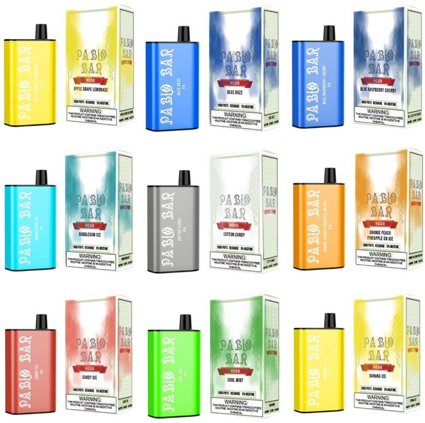 Pablo Bar Rechargeable 6000 Puffs Single Disposable