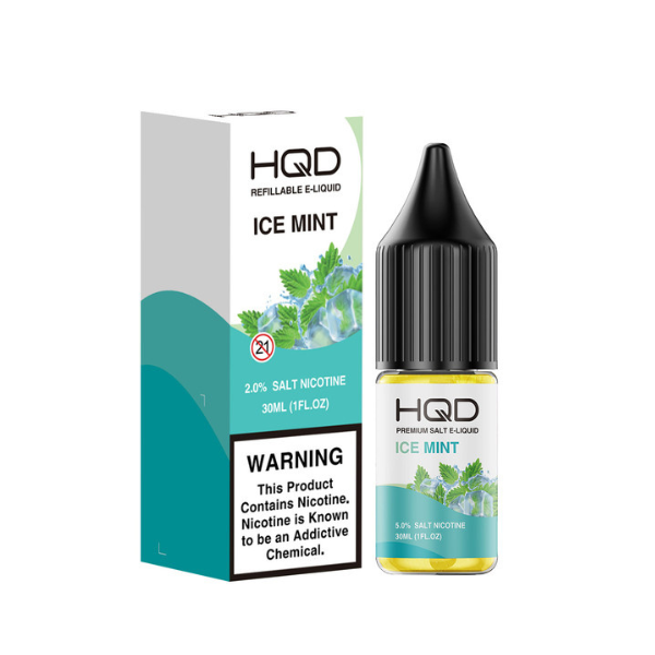 Best Deal HQD Premium Salt E-Liquid 30mL - Ice Mint