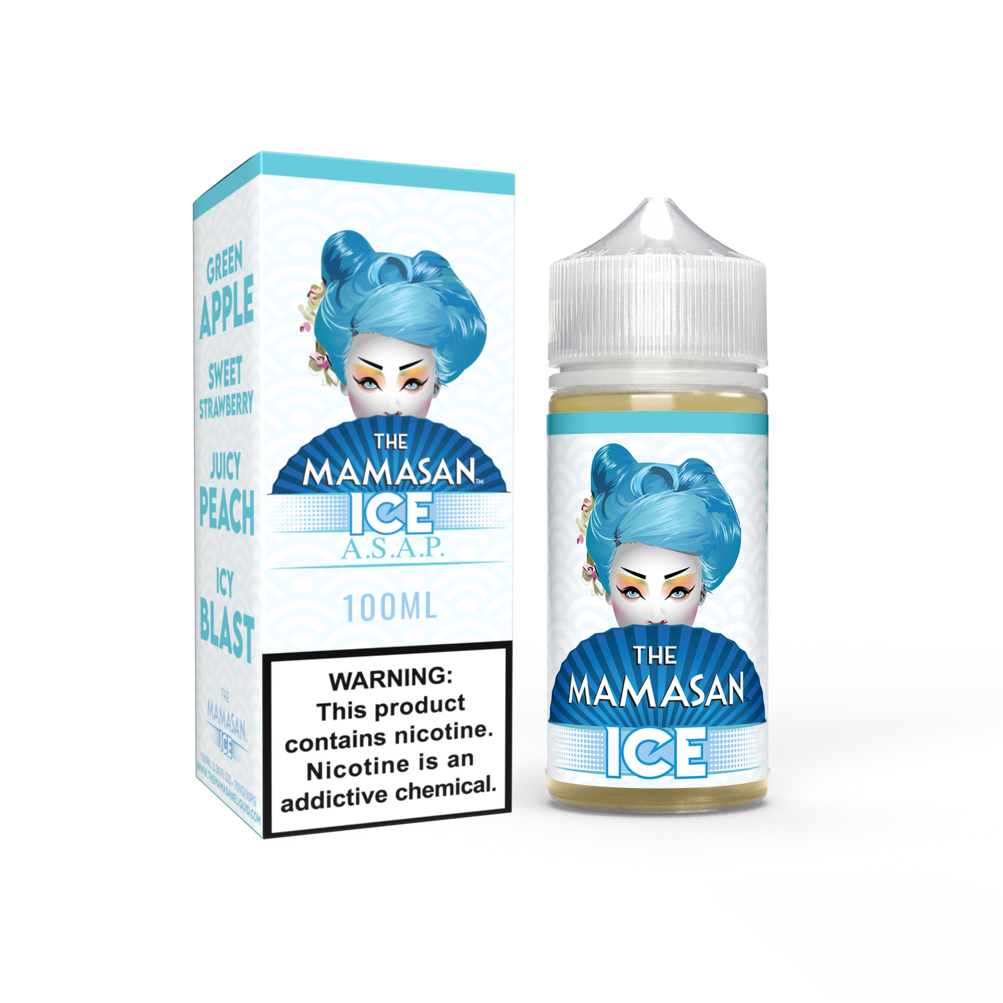 Asap ice 100ml vape juice mamasan