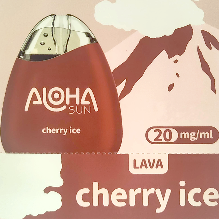 Best Deals Aloha Sun Lava Cherry Ice Graphic Square