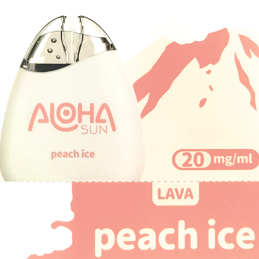 Best Deals Aloha Sun Lava Peach Ice Graphic Square