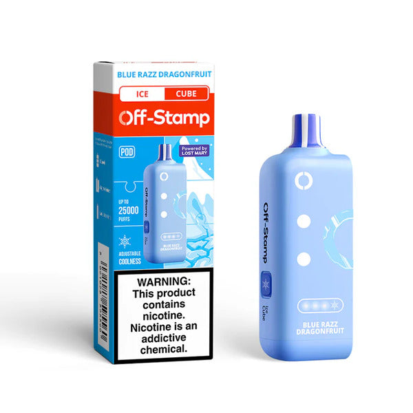 Best Deal Off-Stamp X-CUBE Ice Cube 25,000 Puffs Flavor Pods - Blue Razz Dragonfruit