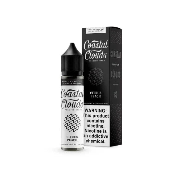 Best Deal Coastal Clouds Vape Juices 60mL Citrus Peach