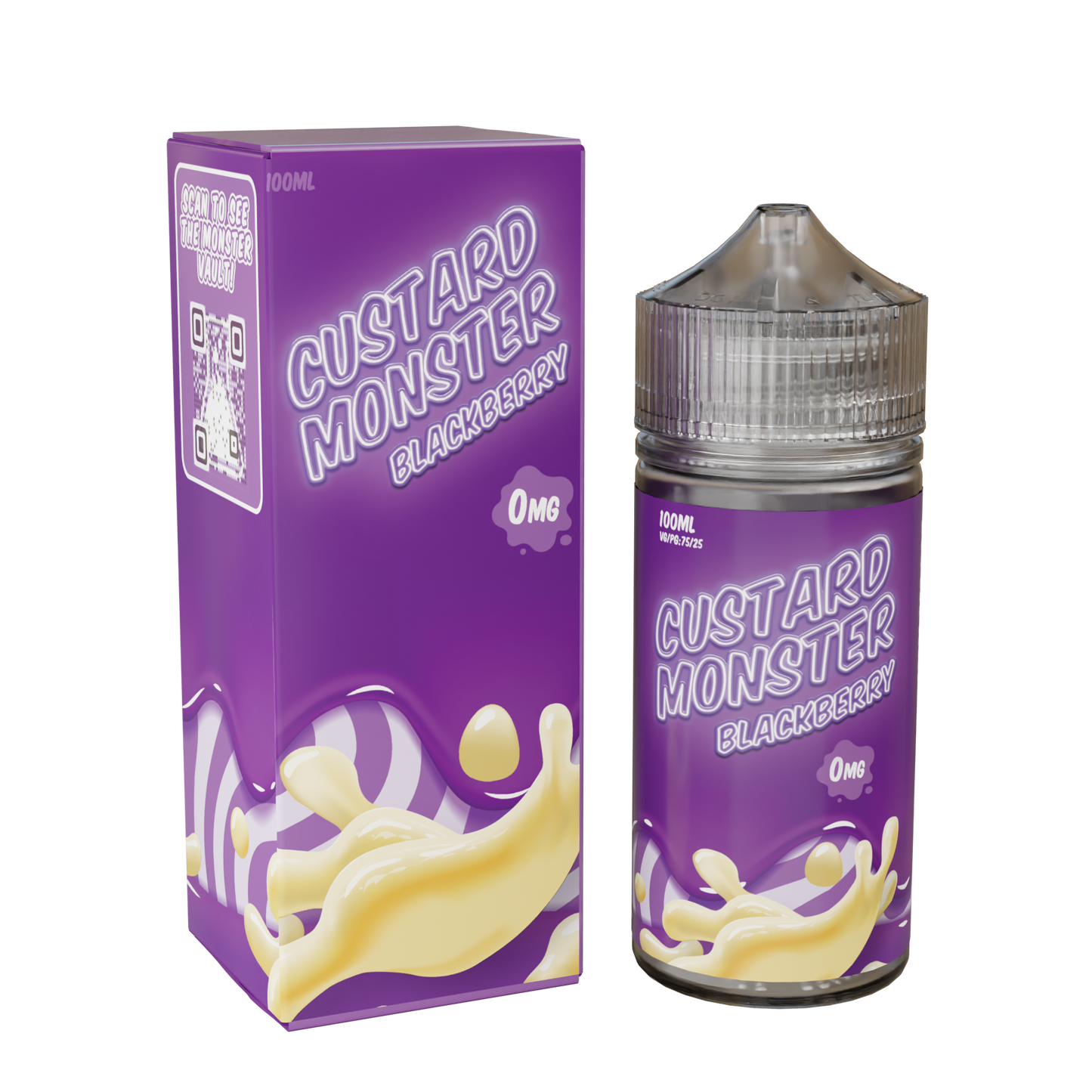 Best Deal Custard Monster 100mL Vape Juice - Blackerry