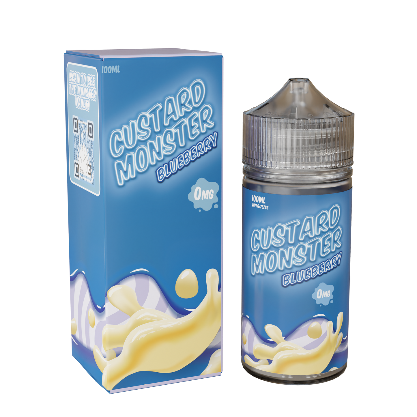 Best Deal Custard Monster 100mL Vape Juice - Blueberry