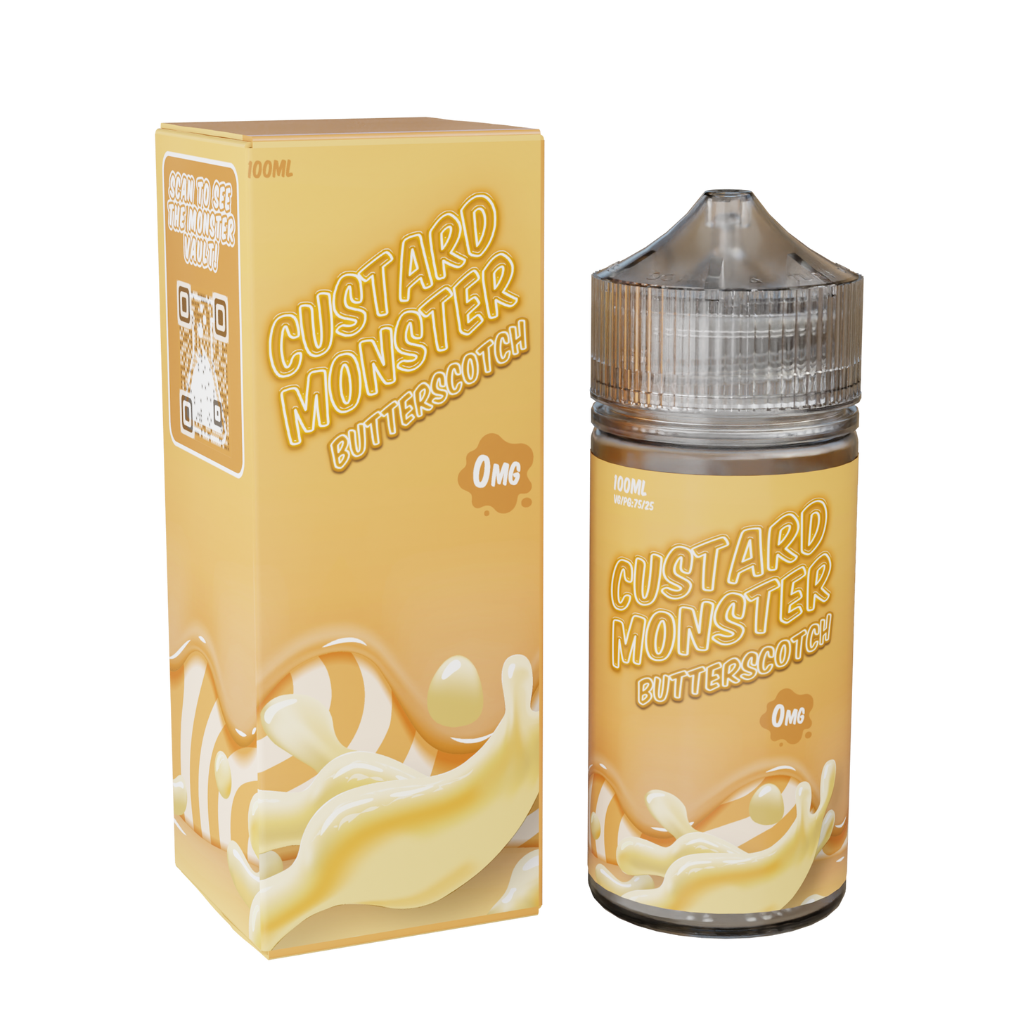 Best Deal Custard Monster 100mL Vape Juice - Butterscotch