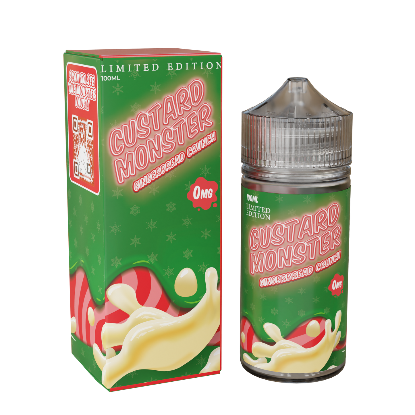Best Deal Custard Monster 100mL Vape Juice - Gingerbread Crunch