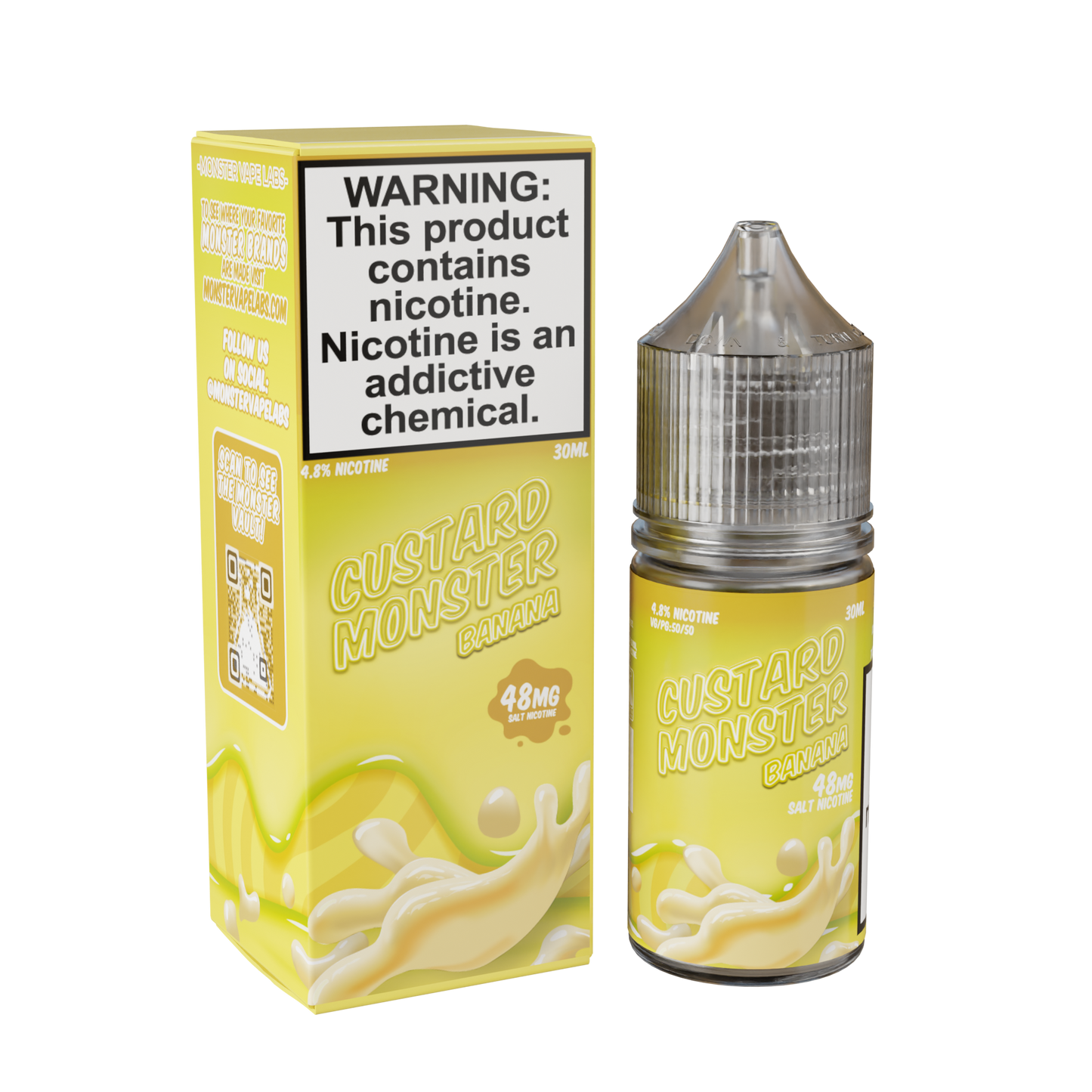 Best Deal Custard Monster Salt 30mL Vape Juice - Banana