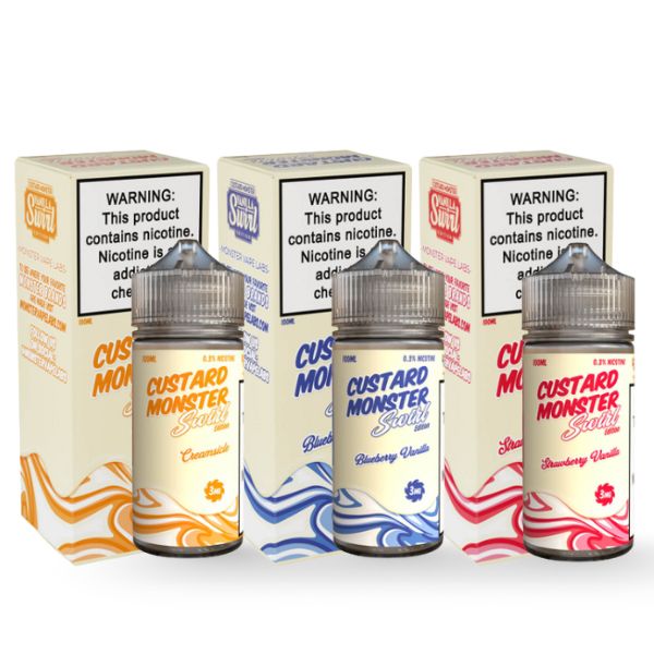 Near Me BUY 1 GET 1 FREE Strawberry Vanilla Custard Monster EJuice