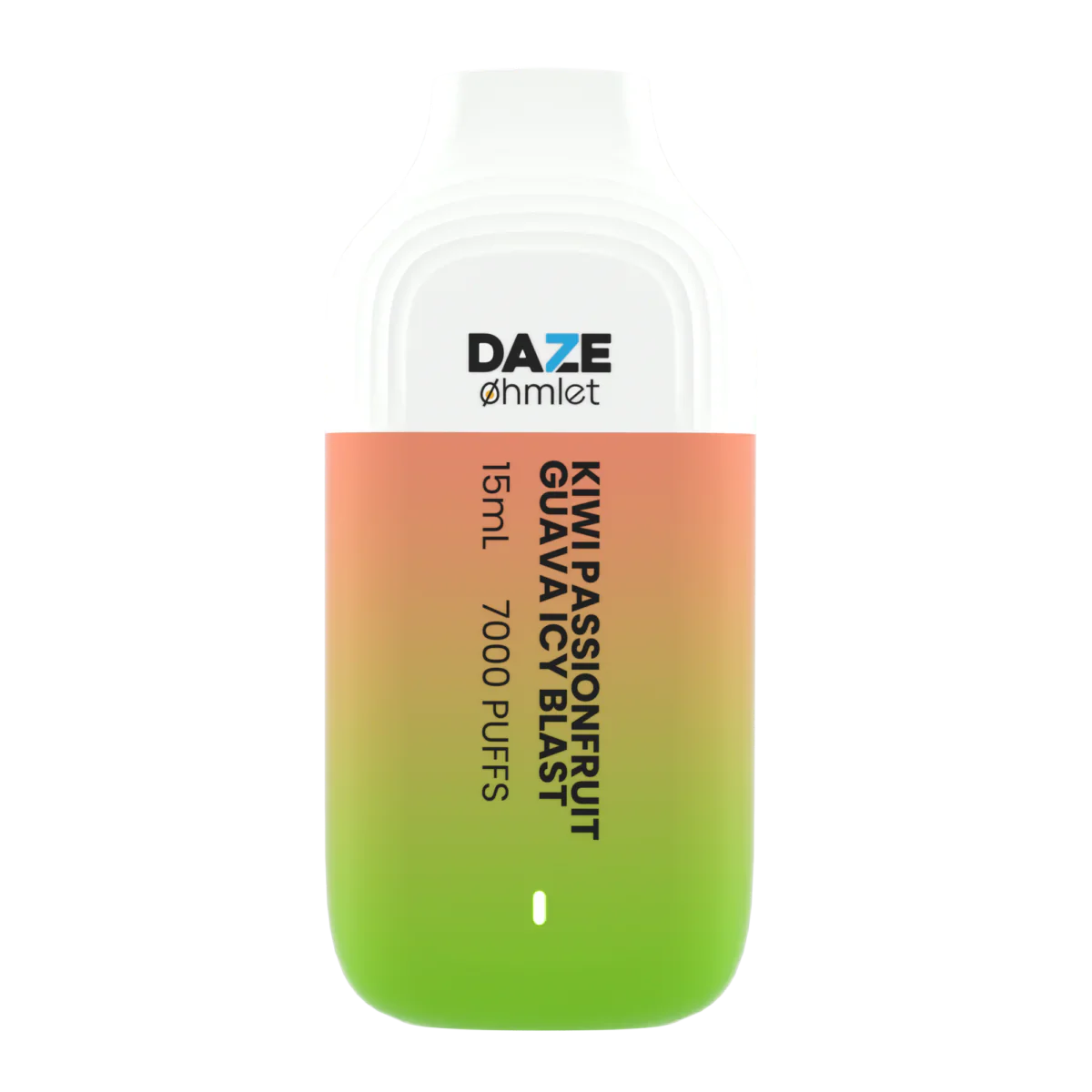 Daze OHMLET 7000 Puffs Single Disposable Vape-0mg Best Flavor Kiwi Passionfruit Guava Icy Blast