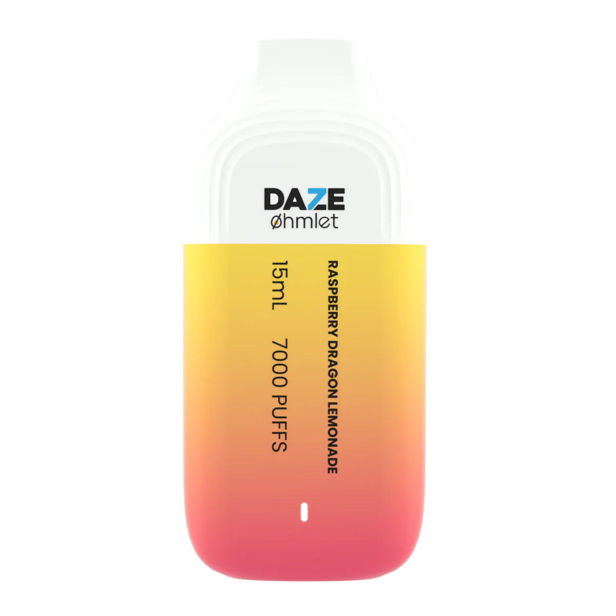 Daze OHMLET 7000 Puffs Single Disposable Vape-0mg Best Flavor Raspberry Dragon Lemonade