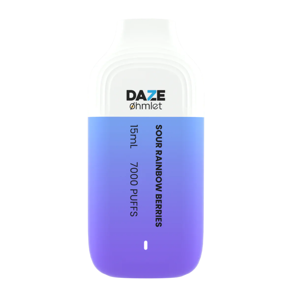 Daze OHMLET 7000 Puffs Single Disposable Vape-0mg Best Flavor Sour Rainbow Berries