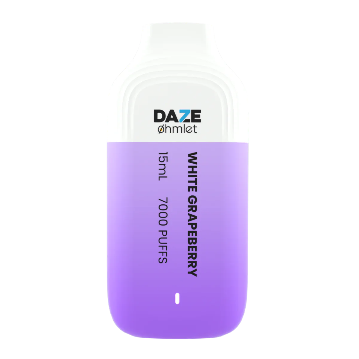 Daze OHMLET 7000 Puffs Single Disposable Vape-0mg Best Flavor White Grapeberry
