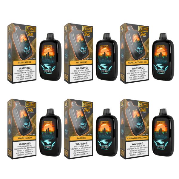FUMI 24,000 Puffs Zero Nicotine Disposable Vape 18mL - $13.50 eJuices.co FUMI 24,000 Puffs Zero Nicotine Disposable Vape 18mL - $13.50 eJuices.co