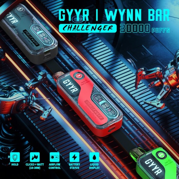 GYYR Wynn Bar 30000 Puffs Disposable Vape - $13.30 eJuices.co GYYR Wynn Bar 30000 Puffs Disposable Vape - $13.30 eJuices.co