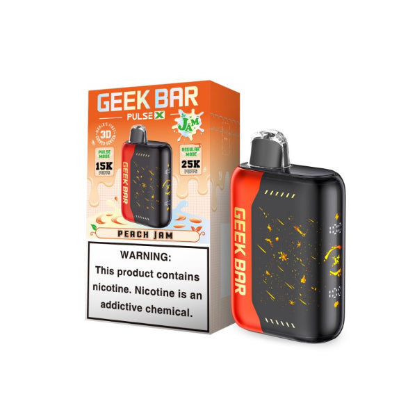 Geek Bar Pulse X 25,000 Puffs Jam Edition Peach Jam