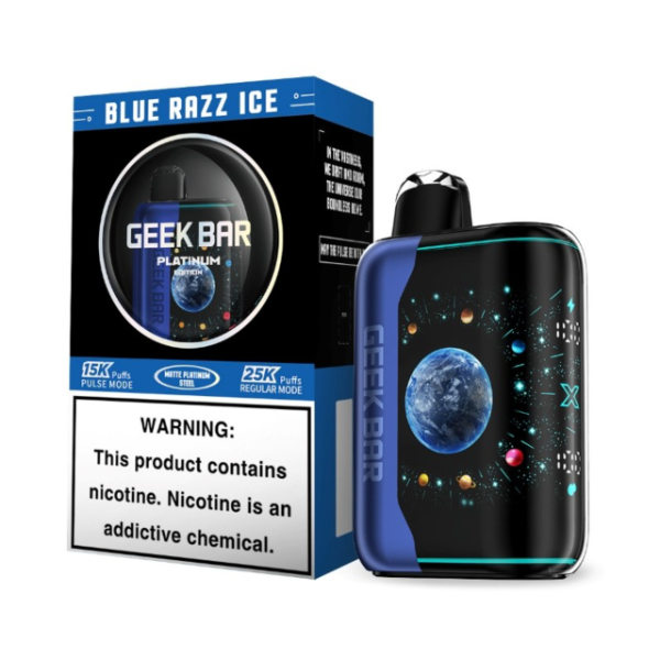 Best Deal GeekBar Pulse X Platinum Edition 25,000 Puffs Disposable 18mL - Blue Razz Ice