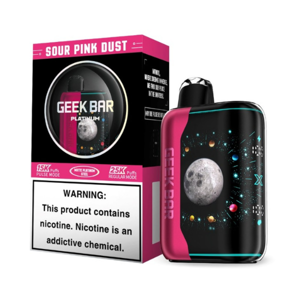 Best Deal GeekBar Pulse X Platinum Edition 25,000 Puffs Disposable 18mL - Sour Pink Dust