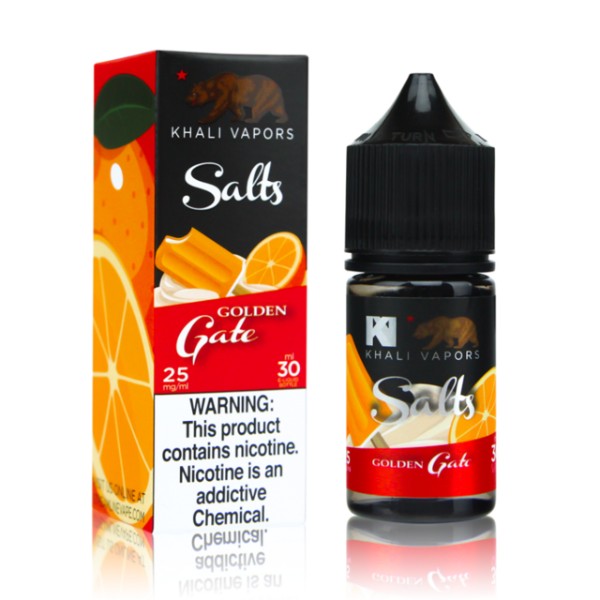 Best Deal Khali Vapors Salt 30mL Vape Juice - Golden Gate