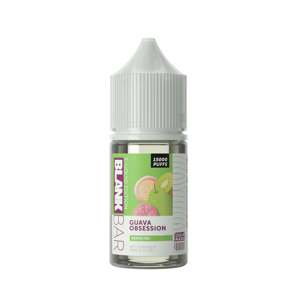 Best Deal Blank Bar 15000 Puff Vape Juice Salt Series 30mL - Guava Obsession
