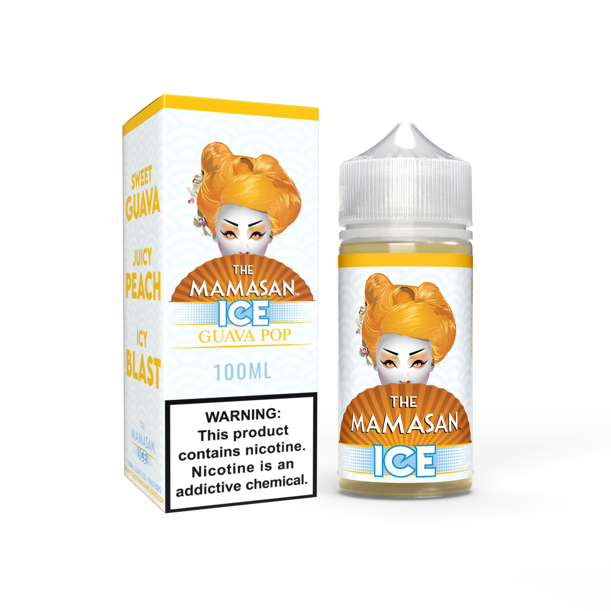 Mamasan guava pop ice 100ml vape juice