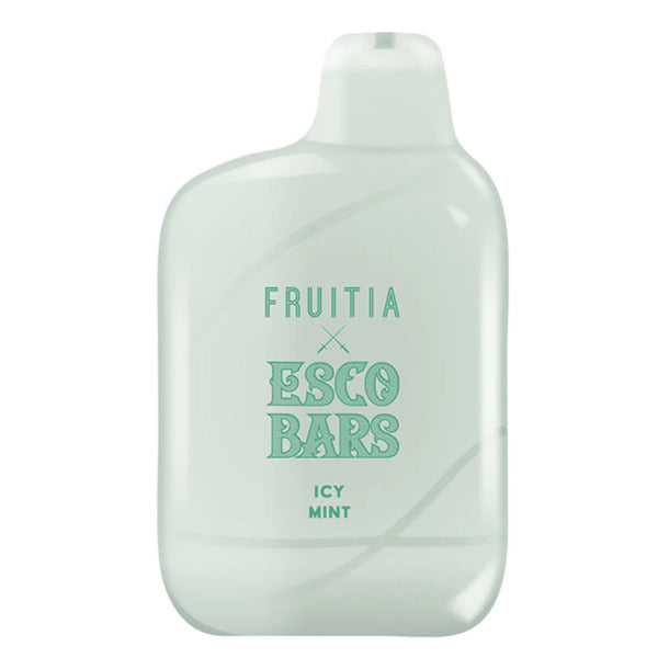 Best Deal Fruitia x Esco Bars 6000 Puffs Single Disposable Vape 15mL - Icy Mint