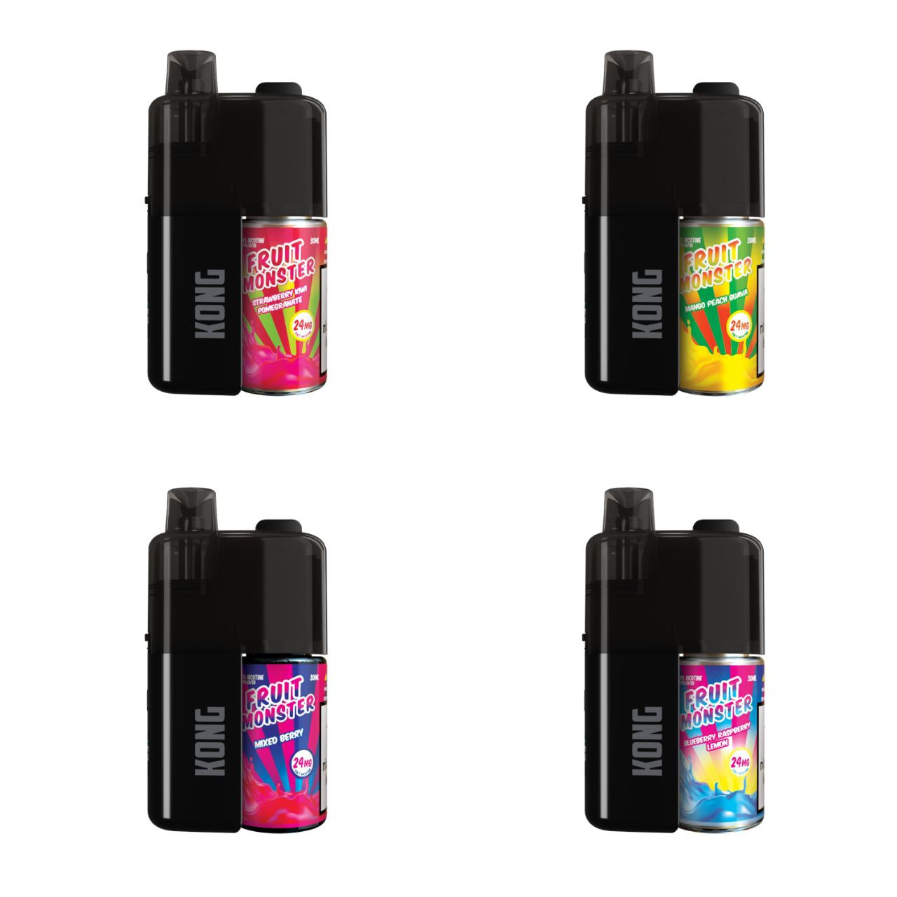Kong by Zilla x Fruit Monster Salt 30mL 30,000 Puff Disposable - $11.95 eJuices.co Kong by Zilla x Fruit Monster Salt 30mL 30,000 Puff Disposable - $11.95 eJuices.co
