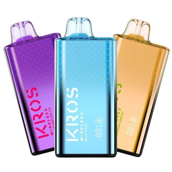 KROS Wireless 9000 Puffs Disposable Vape 10 Pack 17mL - $97.19 eJuices.co KROS Wireless 9000 Puffs Disposable Vape 10 Pack 17mL - $97.19 eJuices.co