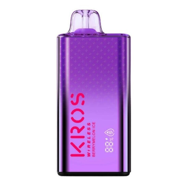 Best Deal KROS Wireless 9000 Puffs Disposable Vape 10 Pack 17mL Watermelon Ice