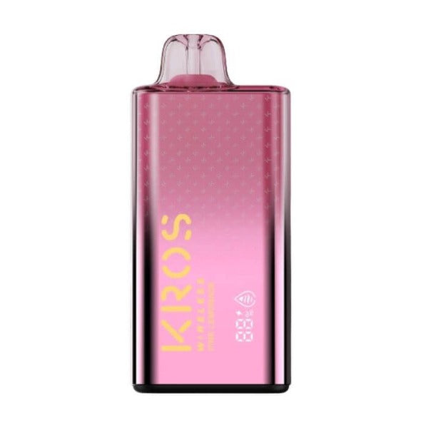 Best Deal KROS Wireless 9000 Puffs Disposable Vape 10 Pack 17mL Pink Lemonade
