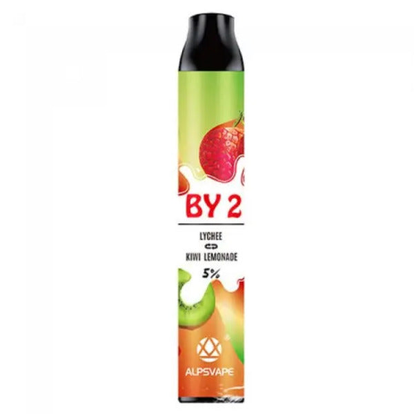 Best Deal Alpsvape BY2 2-in-1 Disposable Vape 6mL - Lychee Kiwi Lemonade