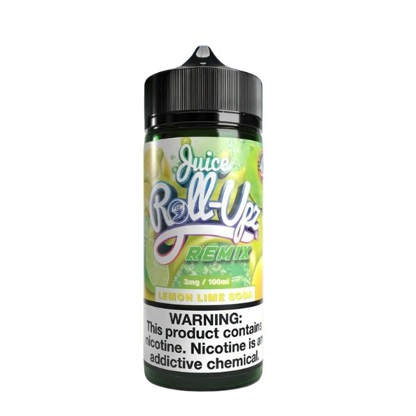 Best Deal Juice Roll Upz Remix 100mL Freebase Vape Juice - Lemon Lime Soda