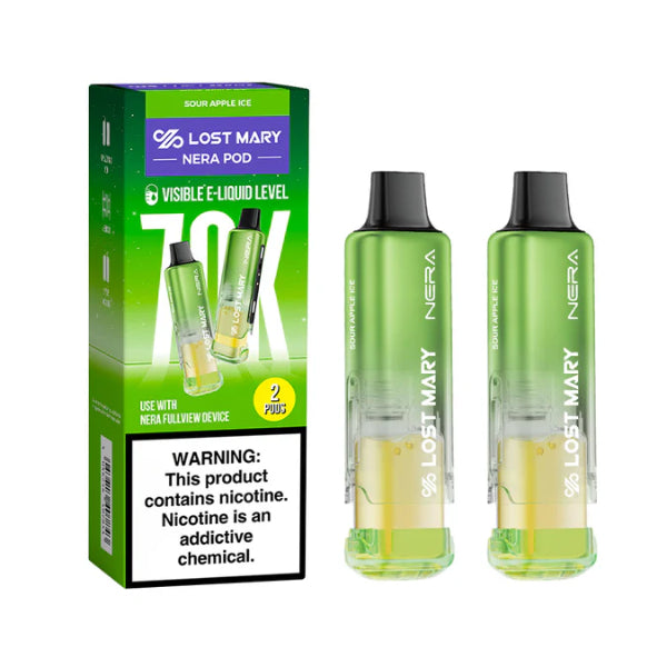 Lost Mary Nera 70K Disposable Pods Sour Apple Ice