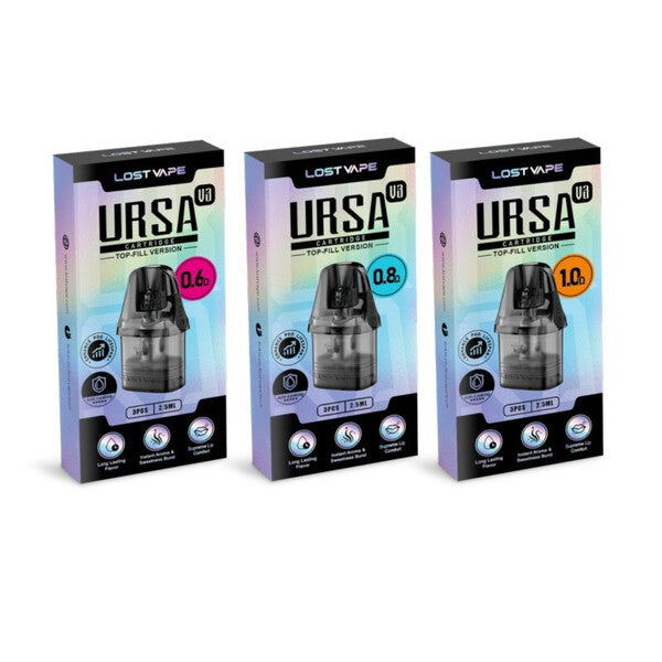 best vape replacement Lost Vape Ursa V3 Replacement Pods 3-Pack