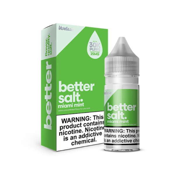 Best Deal Vapetasia Better Salt E-liquid Vape Juice 30mL - Miami Mint
