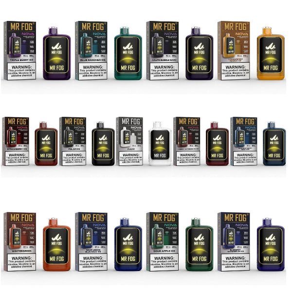 Best Deal Mr. Fog Nova 36,000 Puff Disposable-Single Disposable-5%-20mL