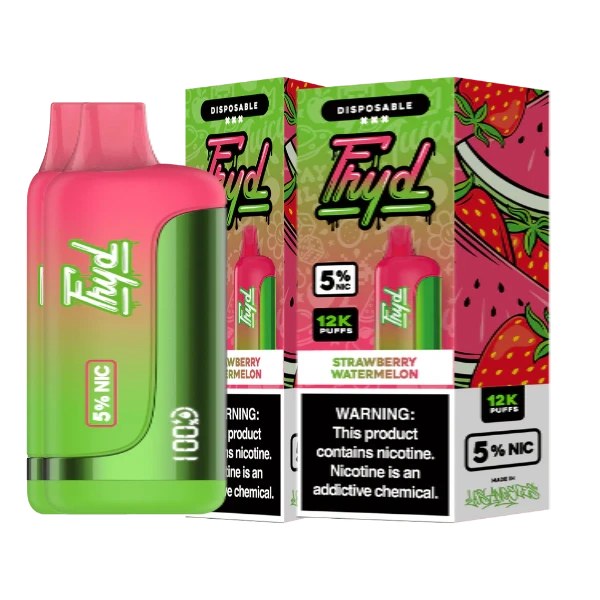 Best Deal FRYD 12000 Puffs Rechargeable Disposable Vape 17mL Strawberry Watermelon