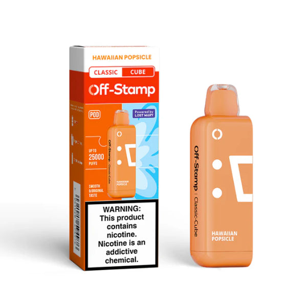Best Deal Off-Stamp X-CUBE 25,000 Puffs Flavor Pods - Hawaiian Popsicle