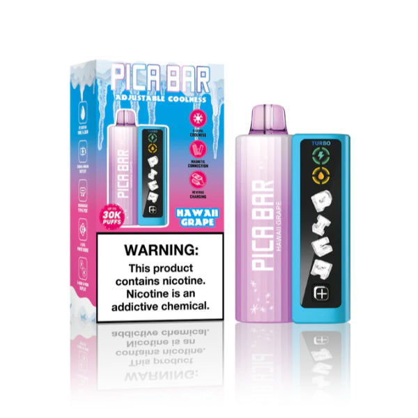 PICA BAR Tuning Adjustable Cool 30K Disposable Kit Hawaii Grape
