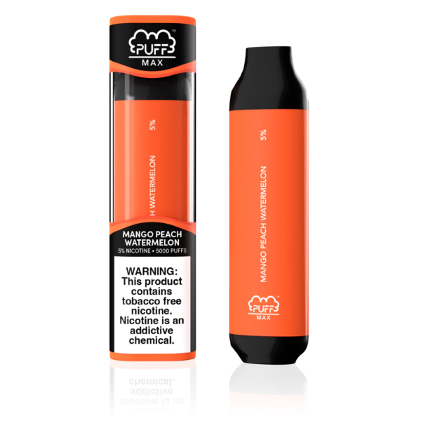 Best Deal Puff Max 5000 Puffs Disposable Vape 11mL - Mango Peach Watermelon