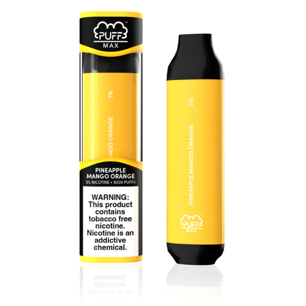Best Deal Puff Max 5000 Puffs Disposable Vape 11mL - Mango Peach