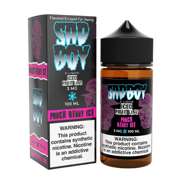 Best Deal Sadboy 100mL Vape Juice - Punch Berry Ice