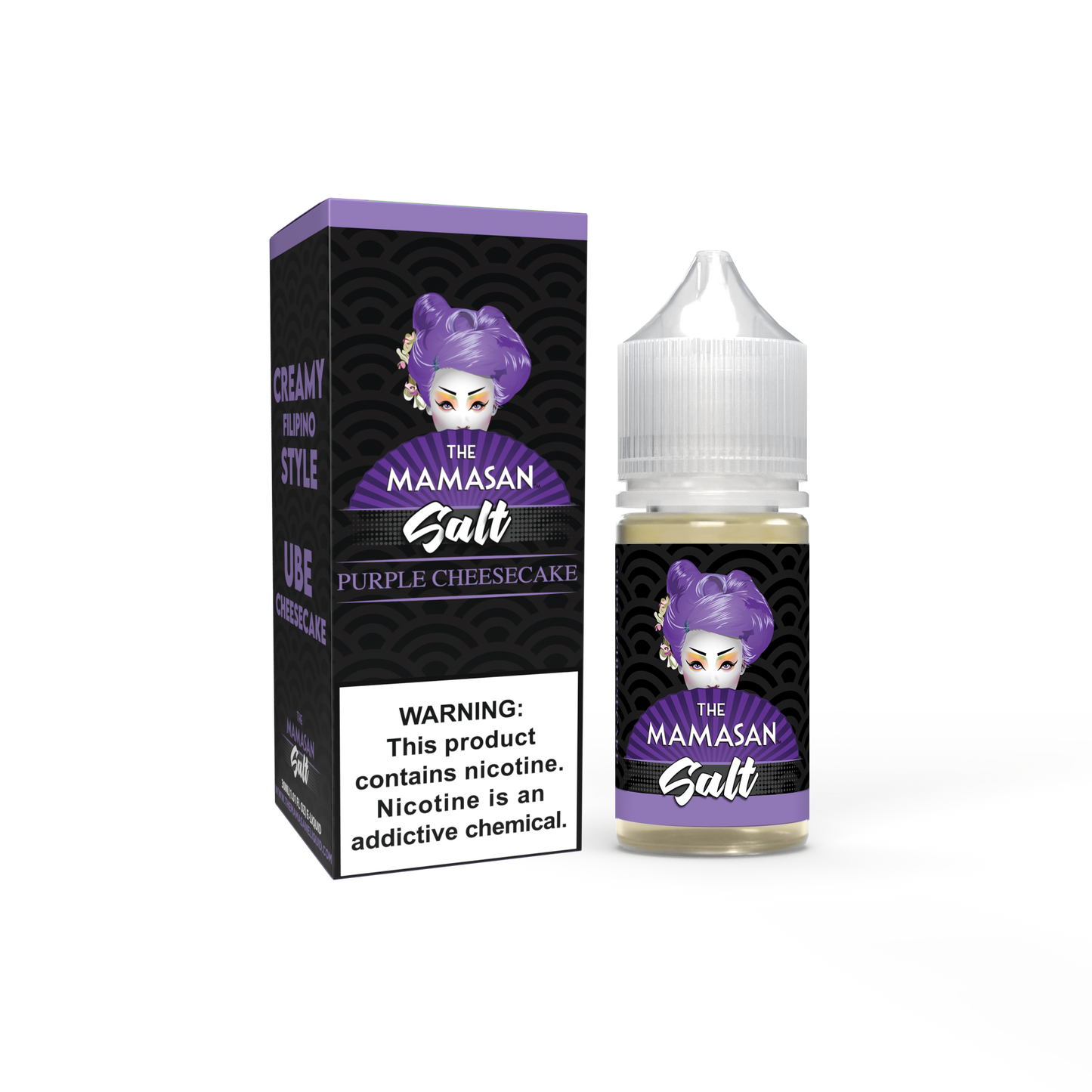 Purple cheesecake salts Mamasan vapes 30ml