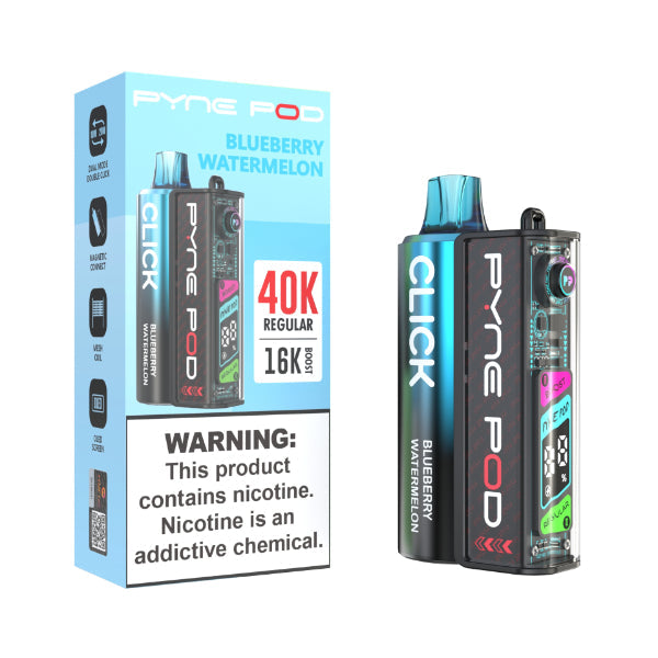 Pyne Pod Click 40,000 Puffs Disposable Blueberry Watermelon